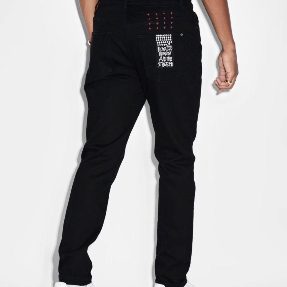 Black and Red Ksubis (WOLFGANG LAID) Size 30